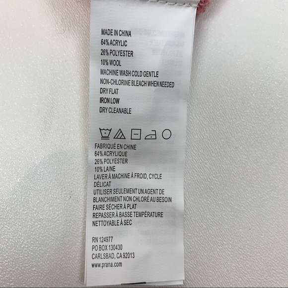 PrAna Women’s Lightweight Ombré Sweater Size M - Picture 9 of 9